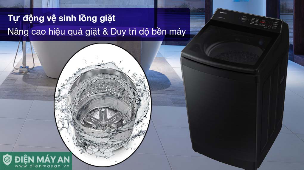 Máy Giặt Samsung Inverter 14 Kg WA14CG5745BVSV